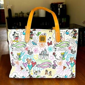 Dooney & Bourke Sketch Shopper Tote DisneyParks